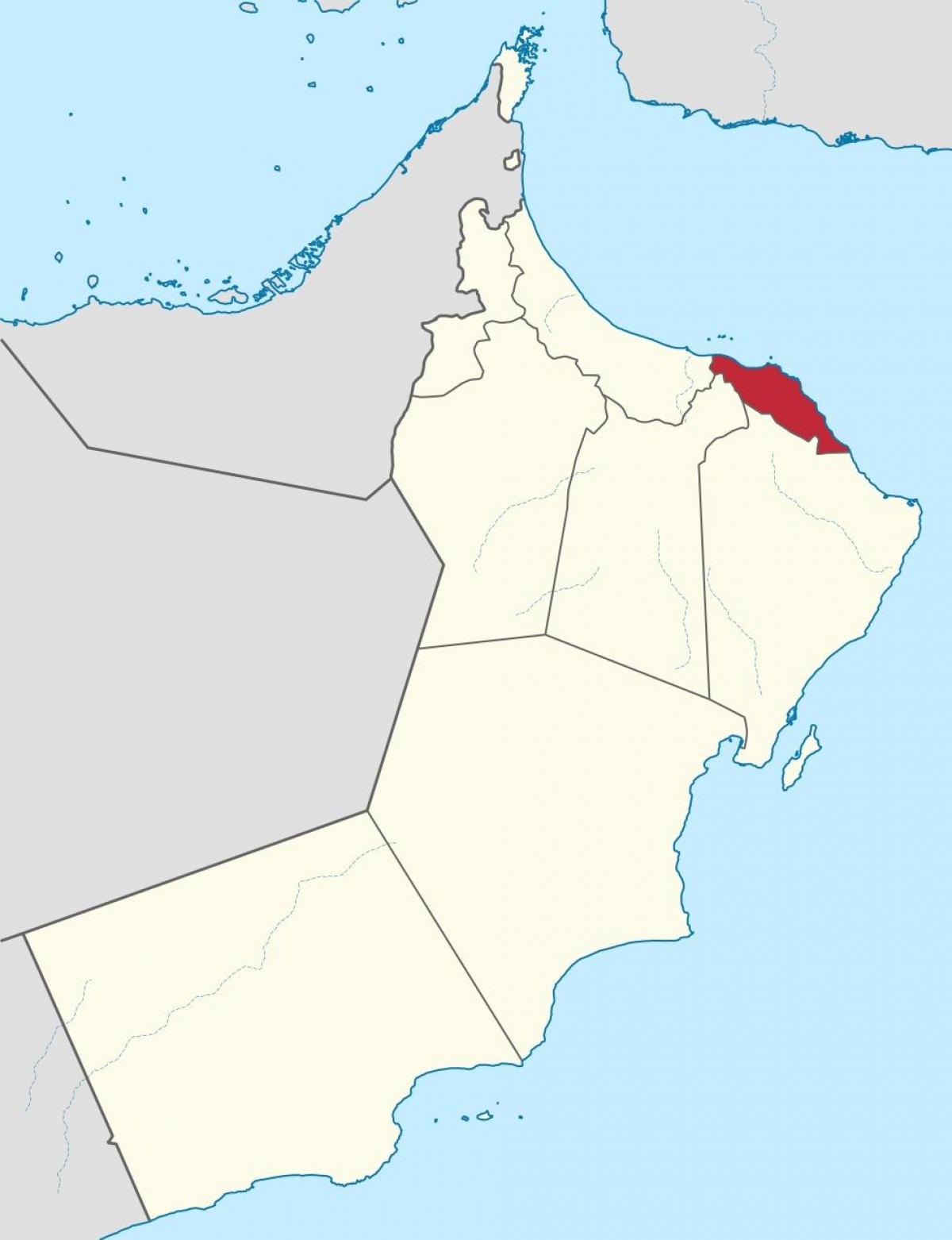 muscat Oman në hartë